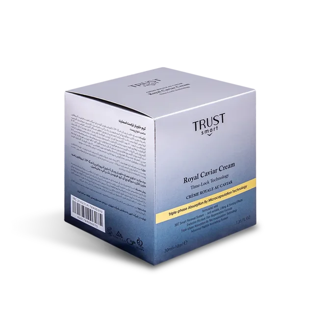 کرم رویال خاویار تراست اسمارت نمای جعبه محصول