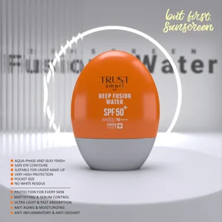 ضدآفتاب دیپ فیوژن واتر تراست اسمارت +SPF50 معرفی محصول با نئون سفید