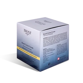 کرم رویال خاویار تراست اسمارت نمای کنار جعبه محصول
