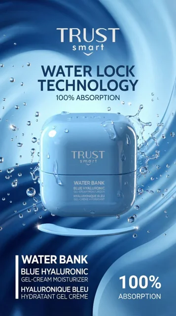 ژل کرم واتر بانک تراست اسمارت با فناوری Water Lock